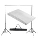 vidaXL Fotohintergrund-System 300 x 300 cm Weiß vidaXL Fotohintergrund-System 300 x 300 cm Weiß