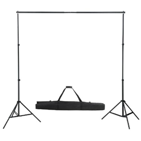 vidaXL Fotohintergrund-System 300 x 300 cm Weiß