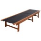 vidaXL Sonnenliegen 2 Stk. mit Tisch Akazie Massivholz und Textilene vidaXL Sonnenliegen 2 Stk. mit Tisch Akazie Massivholz und Textilene