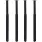 vidaXL Teleskopische Tischbeine 4 Stk. Schwarz 710 - 1100 mm vidaXL Teleskopische Tischbeine 4 Stk. Schwarz 710 - 1100 mm