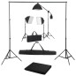 vidaXL Fotostudio-Set mit Softbox-Leuchten und Hintergrund vidaXL Fotostudio-Set mit Softbox-Leuchten und Hintergrund
