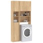 vidaXL Waschmaschinenschrank-Set Sonoma-Eiche Holzwerkstoff vidaXL Waschmaschinenschrank-Set Sonoma-Eiche Holzwerkstoff