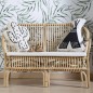 CHILDHOME Kinderbank mit Kissen Montana Rattan CHILDHOME Kinderbank mit Kissen Montana Rattan