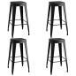 vidaXL 5-tlg. Bar-Set Weiß und Schwarz vidaXL 5-tlg. Bar-Set Weiß und Schwarz