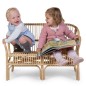 CHILDHOME Kinderbank mit Kissen Montana Rattan CHILDHOME Kinderbank mit Kissen Montana Rattan
