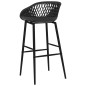 vidaXL 5-tlg. Bar-Set Weiß und Schwarz vidaXL 5-tlg. Bar-Set Weiß und Schwarz