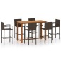 vidaXL 7-tlg. Gartenbar-Set Braun vidaXL 7-tlg. Gartenbar-Set Braun