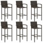 vidaXL 7-tlg. Gartenbar-Set Braun vidaXL 7-tlg. Gartenbar-Set Braun
