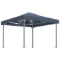 vidaXL Pavillon mit LED-Lichterkette 300x300 cm Anthrazit Aluminium vidaXL Pavillon mit LED-Lichterkette 300x300 cm Anthrazit Aluminium