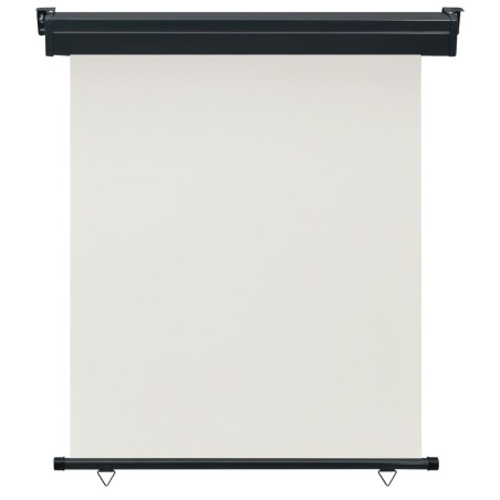 vidaXL Balkon-Seitenmarkise 140 × 250 cm Creme