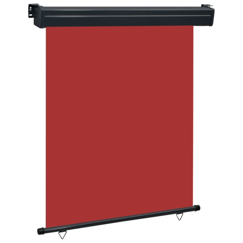 vidaXL Balkon-Seitenmarkise 140 × 250 cm Rot vidaXL Balkon-Seitenmarkise 140 × 250 cm Rot