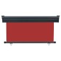 vidaXL Balkon-Seitenmarkise 140 × 250 cm Rot vidaXL Balkon-Seitenmarkise 140 × 250 cm Rot