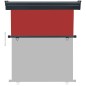 vidaXL Balkon-Seitenmarkise 140 × 250 cm Rot vidaXL Balkon-Seitenmarkise 140 × 250 cm Rot