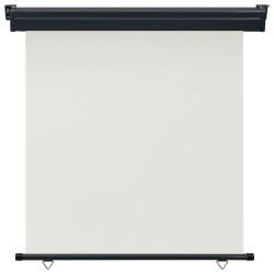 vidaXL Balkon-Seitenmarkise 160 × 250 cm Creme