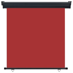 vidaXL Balkon-Seitenmarkise 160 × 250 cm Rot