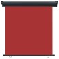 vidaXL Balkon-Seitenmarkise 160 × 250 cm Rot vidaXL Balkon-Seitenmarkise 160 × 250 cm Rot