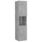 vidaXL Badmöbel-Set Betongrau Holzwerkstoff vidaXL Badmöbel-Set Betongrau Holzwerkstoff
