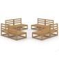 vidaXL 8-tlg. Garten-Lounge-Set Honigbraun Massivholz Kiefer vidaXL 8-tlg. Garten-Lounge-Set Honigbraun Massivholz Kiefer
