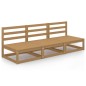 vidaXL 3-Sitzer-Gartensofa Honigbraun Massivholz Kiefer vidaXL 3-Sitzer-Gartensofa Honigbraun Massivholz Kiefer