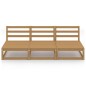 vidaXL 3-Sitzer-Gartensofa Honigbraun Massivholz Kiefer vidaXL 3-Sitzer-Gartensofa Honigbraun Massivholz Kiefer