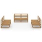 vidaXL 6-tlg. Garten-Lounge-Set Honigbraun Massivholz Kiefer vidaXL 6-tlg. Garten-Lounge-Set Honigbraun Massivholz Kiefer