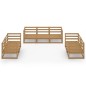 vidaXL 7-tlg. Garten-Lounge-Set Honigbraun Massivholz Kiefer vidaXL 7-tlg. Garten-Lounge-Set Honigbraun Massivholz Kiefer