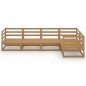 vidaXL 5-tlg. Garten-Lounge-Set Honigbraun Massivholz Kiefer vidaXL 5-tlg. Garten-Lounge-Set Honigbraun Massivholz Kiefer