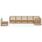 vidaXL 7-tlg. Garten-Lounge-Set Honigbraun Massivholz Kiefer vidaXL 7-tlg. Garten-Lounge-Set Honigbraun Massivholz Kiefer