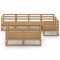 vidaXL 7-tlg. Garten-Lounge-Set Honigbraun Massivholz Kiefer vidaXL 7-tlg. Garten-Lounge-Set Honigbraun Massivholz Kiefer
