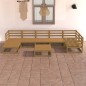vidaXL 8-tlg. Garten-Lounge-Set Honigbraun Massivholz Kiefer vidaXL 8-tlg. Garten-Lounge-Set Honigbraun Massivholz Kiefer