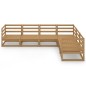 vidaXL 6-tlg. Garten-Lounge-Set Honigbraun Massivholz Kiefer vidaXL 6-tlg. Garten-Lounge-Set Honigbraun Massivholz Kiefer