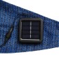 HI Sonnensegel mit 100 LED Hellblau 3,6x3,6x3,6 m HI Sonnensegel mit 100 LED Hellblau 3,6x3,6x3,6 m