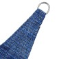 HI Sonnensegel mit 100 LED Hellblau 3,6x3,6x3,6 m HI Sonnensegel mit 100 LED Hellblau 3,6x3,6x3,6 m