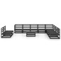 vidaXL 11-tlg. Garten-Lounge-Set Schwarz Massivholz Kiefer vidaXL 11-tlg. Garten-Lounge-Set Schwarz Massivholz Kiefer