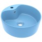 vidaXL Luxus-Waschbecken mit Überlauf Matt Hellblau 36x13 cm Keramik vidaXL Luxus-Waschbecken mit Überlauf Matt Hellblau 36x13 cm Keramik