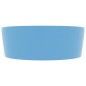 vidaXL Luxus-Waschbecken mit Überlauf Matt Hellblau 36x13 cm Keramik vidaXL Luxus-Waschbecken mit Überlauf Matt Hellblau 36x13 cm Keramik