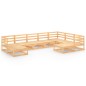 vidaXL 9-tlg. Garten-Lounge-Set Massivholz Kiefer vidaXL 9-tlg. Garten-Lounge-Set Massivholz Kiefer