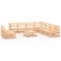 vidaXL 10-tlg. Garten-Lounge-Set Massivholz Kiefer vidaXL 10-tlg. Garten-Lounge-Set Massivholz Kiefer