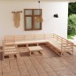 vidaXL 11-tlg. Garten-Lounge-Set Massivholz Kiefer vidaXL 11-tlg. Garten-Lounge-Set Massivholz Kiefer