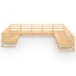 vidaXL 11-tlg. Garten-Lounge-Set Massivholz Kiefer vidaXL 11-tlg. Garten-Lounge-Set Massivholz Kiefer