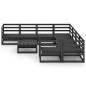vidaXL 9-tlg. Garten-Lounge-Set Massivholz Kiefer vidaXL 9-tlg. Garten-Lounge-Set Massivholz Kiefer