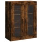 vidaXL Highboard Räuchereiche 69,5x34x180 cm Holzwerkstoff vidaXL Highboard Räuchereiche 69,5x34x180 cm Holzwerkstoff