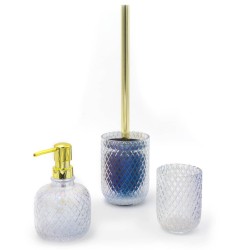 RIDDER Seifenspender Jade Transparent Perlweiß 330 ml