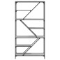vidaXL Bücherregal Grau Sonoma 91x36x176 cm Holzwerkstoff und Stahl vidaXL Bücherregal Grau Sonoma 91x36x176 cm Holzwerkstoff und Stahl