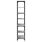 vidaXL Bücherregal Grau Sonoma 91x36x176 cm Holzwerkstoff und Stahl vidaXL Bücherregal Grau Sonoma 91x36x176 cm Holzwerkstoff und Stahl