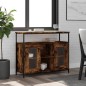 vidaXL Sideboard Räuchereiche 100x35x80 cm Holzwerkstoff vidaXL Sideboard Räuchereiche 100x35x80 cm Holzwerkstoff