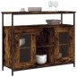 vidaXL Sideboard Räuchereiche 100x35x80 cm Holzwerkstoff vidaXL Sideboard Räuchereiche 100x35x80 cm Holzwerkstoff