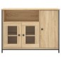 vidaXL Sideboard Sonoma-Eiche 100x35x75 cm Holzwerkstoff vidaXL Sideboard Sonoma-Eiche 100x35x75 cm Holzwerkstoff