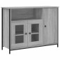 vidaXL Sideboard Grau Sonoma 100x35x75 cm Holzwerkstoff vidaXL Sideboard Grau Sonoma 100x35x75 cm Holzwerkstoff