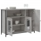 vidaXL Sideboard Grau Sonoma 100x35x75 cm Holzwerkstoff vidaXL Sideboard Grau Sonoma 100x35x75 cm Holzwerkstoff